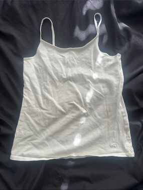Justice White Spaghetti Strap Camisole
